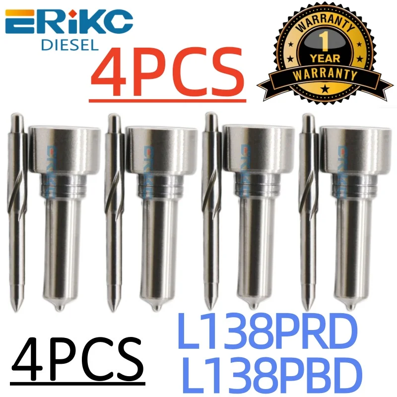 ERIKC L138PRD L138PBD Diesel Fuel Injector Nozzle Sprayer L 381 PBD For SSANGYONG Rexton Kyron EJBR02601Z EJBR04601D 6650170321