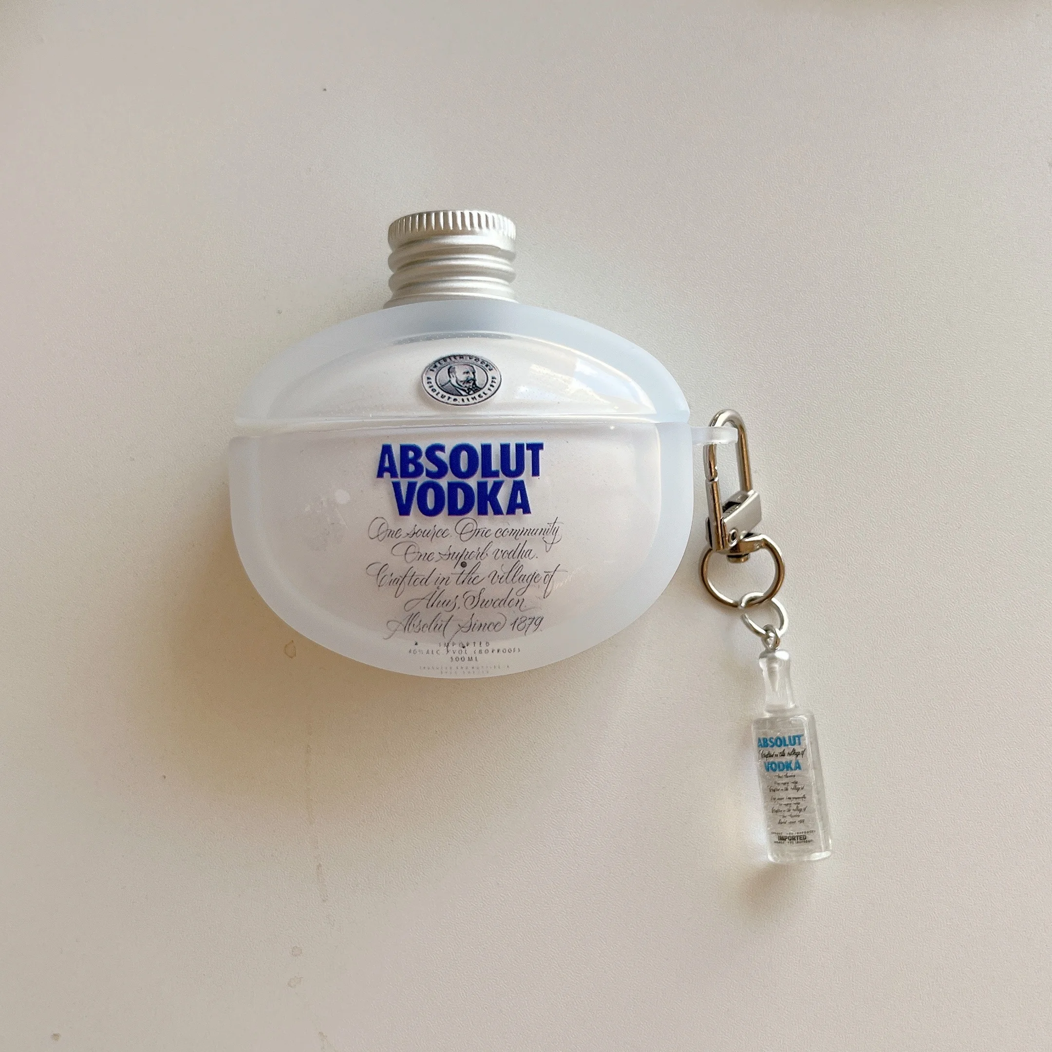 

For Huawei Freebuds Pro 3 2 SE2 3 4i 5i 6i 4 FreeClip Simulation Spirits Vodka Silicone Protection Bluetooth Headset Cases Funda