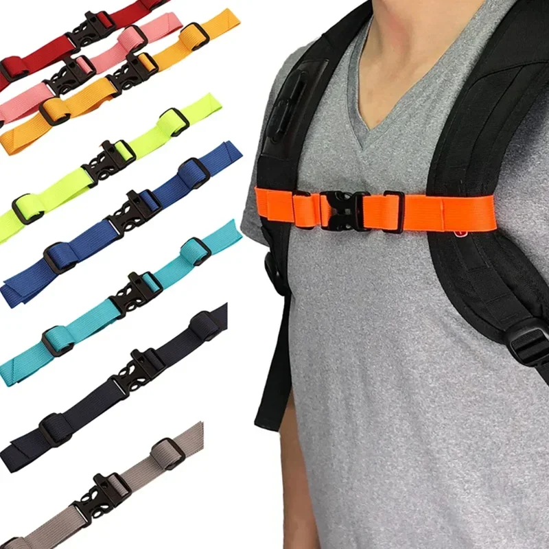 

New Adjustable Backpack Chest Bag Strap Harness Shoulder String Outdoor Camping Tactical Bags Straps Accessories for Backpacks