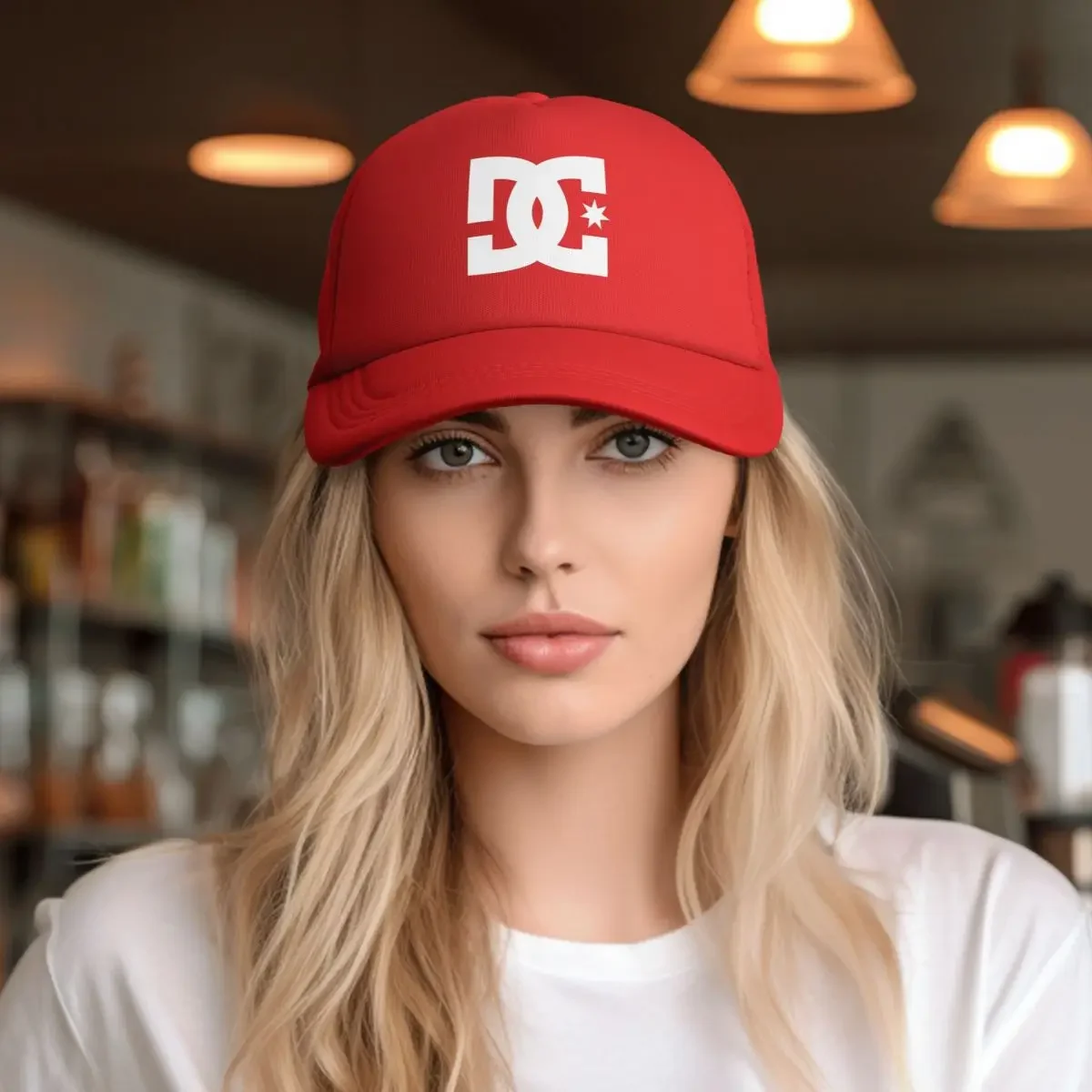 DC Shoe Co شبكة قبعات البيسبول Snapback الأزياء قبعات البيسبول تنفس عارضة Casquette في الهواء الطلق للجنسين #4