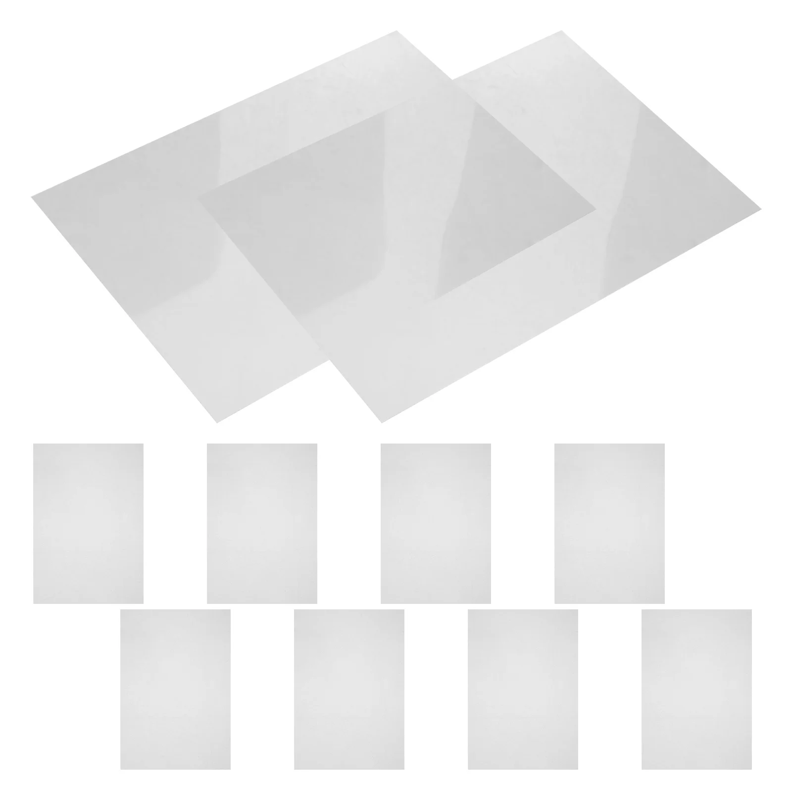 10pcs Transparent Acetate Sheets Clear Flexible Film For Cake Decorating Card Making Scrapbooking Printing Diy Craft Projects