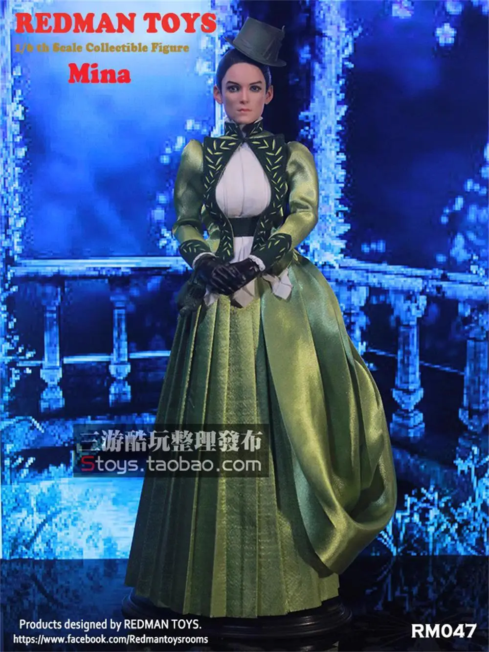 1/6th REDMAN TOYS RM047 The Vampire Dracula Female Mina Full Set Moveable Action Figure Full Set Toys Model For Fans Collect