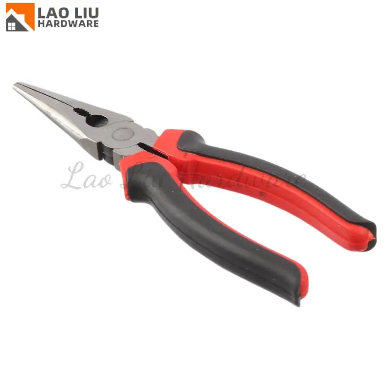 8インチワイヤープライヤー クロムバナジウム鋼ワイヤーカッター ワイヤーツイストプライヤー 鉄線尖ったノーズフラットプライヤー