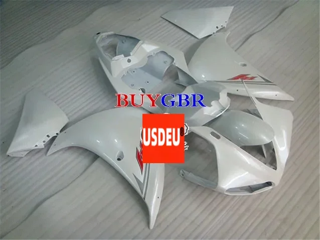 USDEU Hot Sales,White R1 Fairings For Yamaha YZF1000 R1 2009 2010 2011 R1 ABS Motorcycle Fairings Accessories