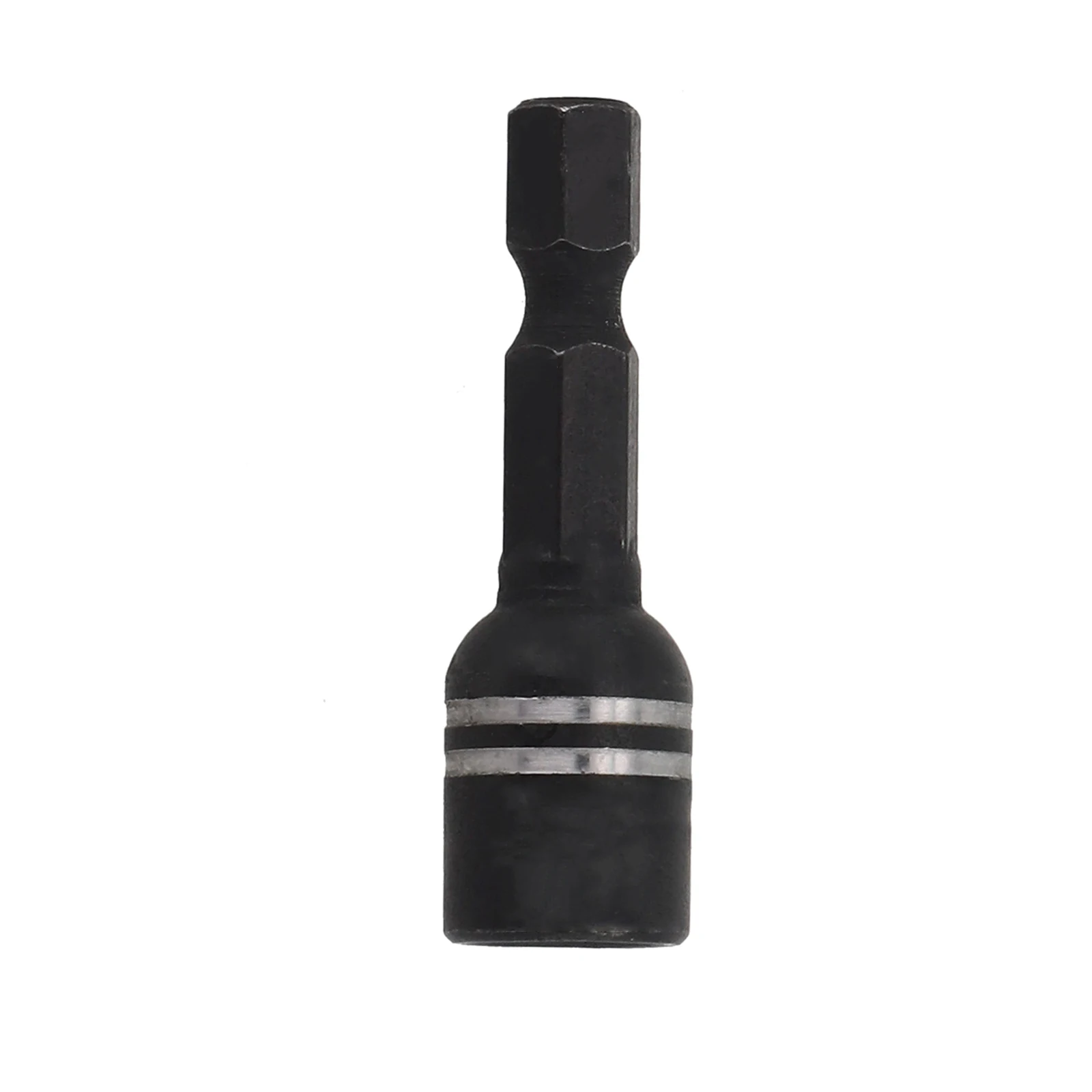 8mm Hex Socket Adapter Nut Driver with 1/4inch Hex Shank Compatible with Pneumatic and Electric Screwdrivers and Pistol Drills