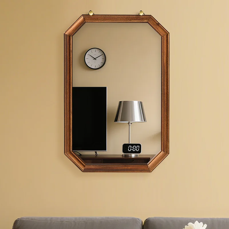 Vintage Light Luxury Irregular Full Length Mirror, Freestanding Floor Dressing Mirror-Bedroom Living Room,Home Decor Gift-Women