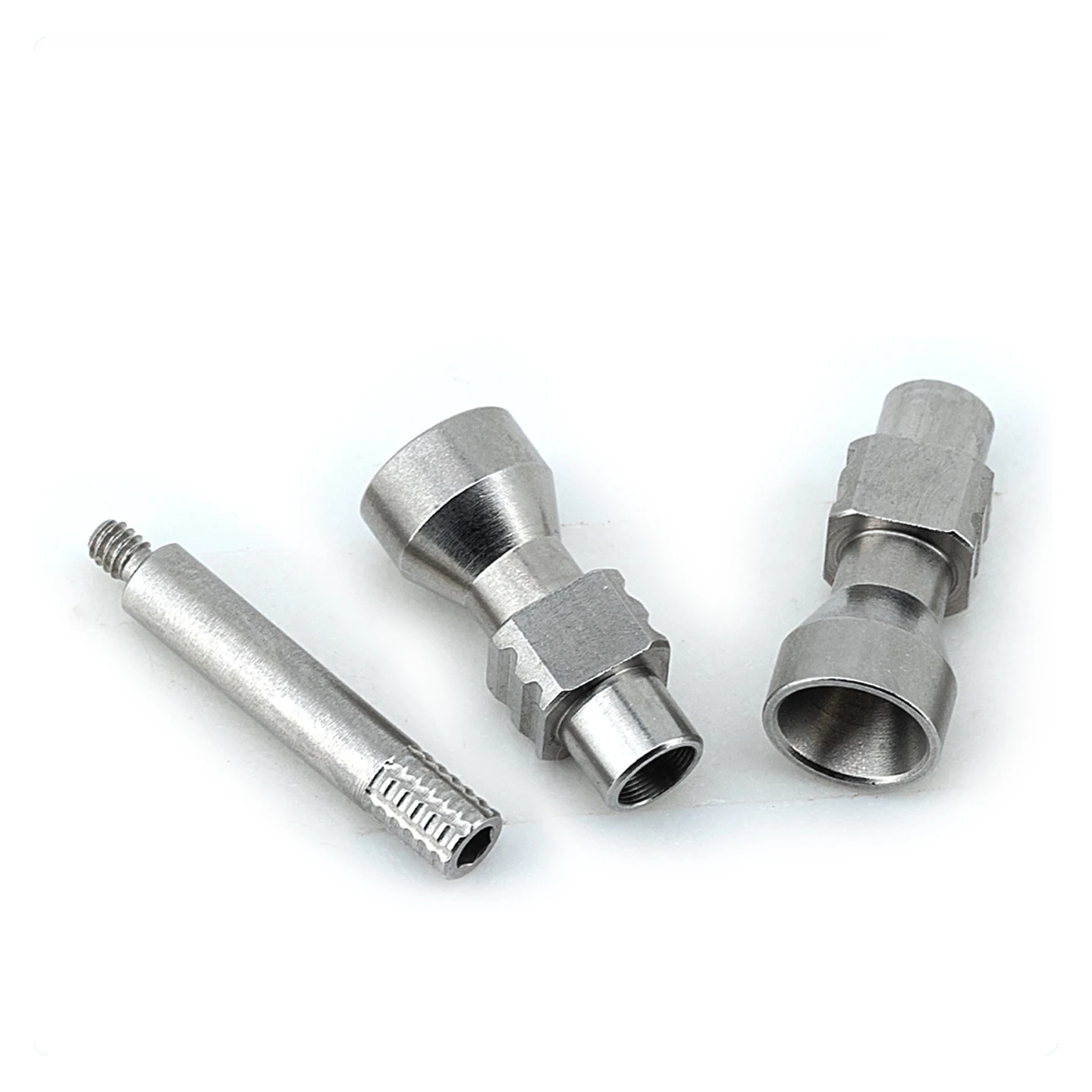 Adin Multi Unit Open Tray Titanium Coping 10PCS Dental Implant Impression Transfer for Crown Bridge Restoration