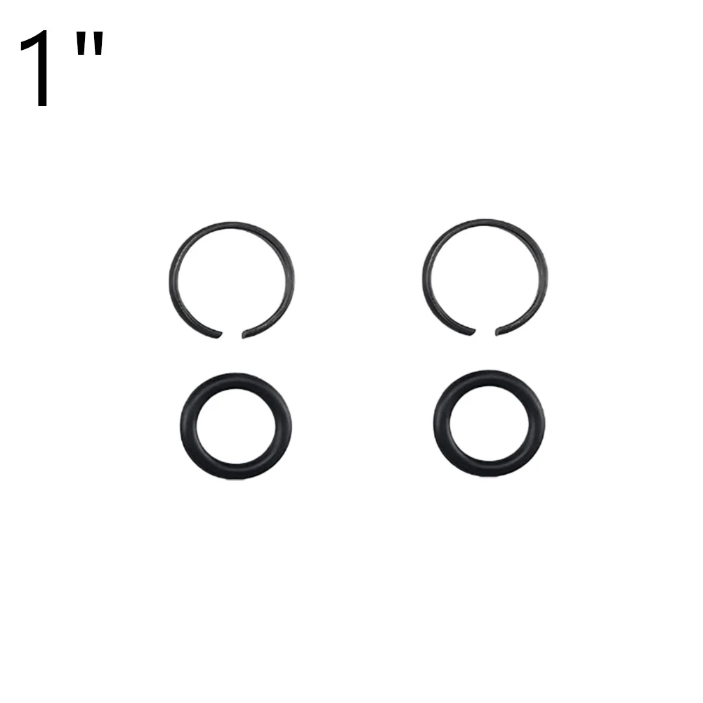2sets Retainer Rings With O-Ring 3/8\\\" 1/2\\\" 3/4\\\" 1\\\" Replacement For Electric/pneumatic Wrenches With 1/2 Square Drive