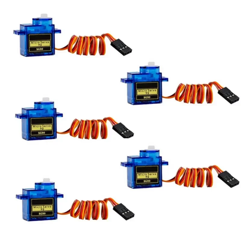 5 /10PCS SG90 9G Micro Servo Servo for Robotics 6CH RC 250 450 Airplane Helicopter, Airplane, Mini Car , Compatible with Arduino image 2