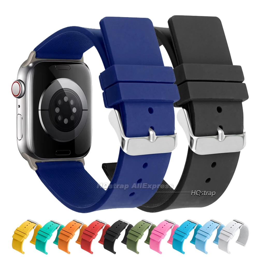 Silikonarmband 12mm 14mm 16mm 18mm 20mm 22mm 24mm für Seiko für Rolex für Omega Universelles Armband Wasserdichtes Smartwatch-Band