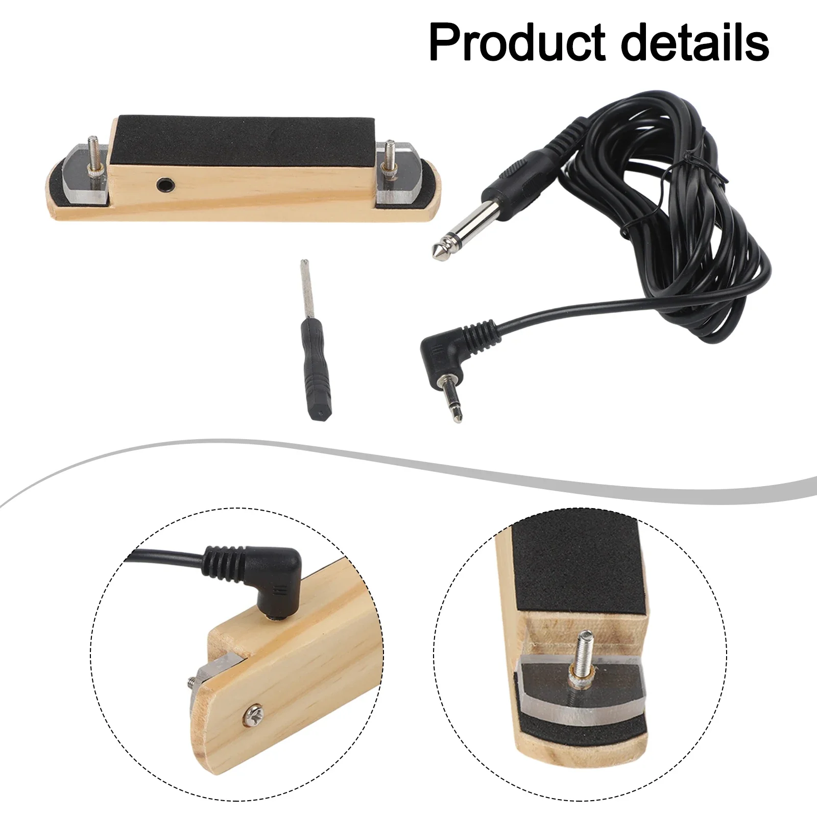Mm Output Guitar Parts Easy Installation Mm Output Steel String Instruments Volume Control Warm And Clear Sound