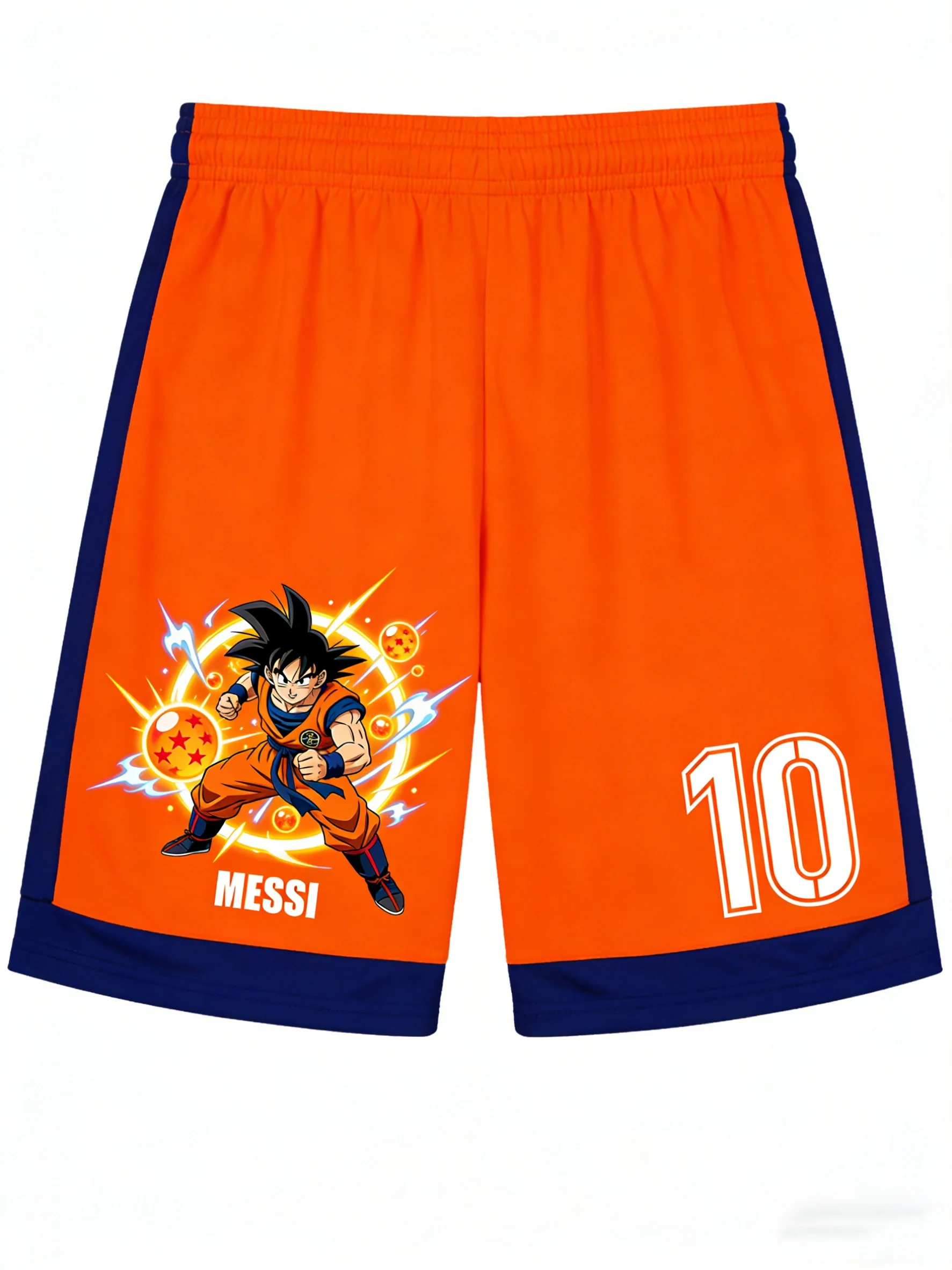 

Летние мужские брюки Summer Dragon Ball Anime MESS 2K, спортивные брюки для футбола на открытом воздухе, быстросохнущие пляжные брюки, повседневные свободные шорты