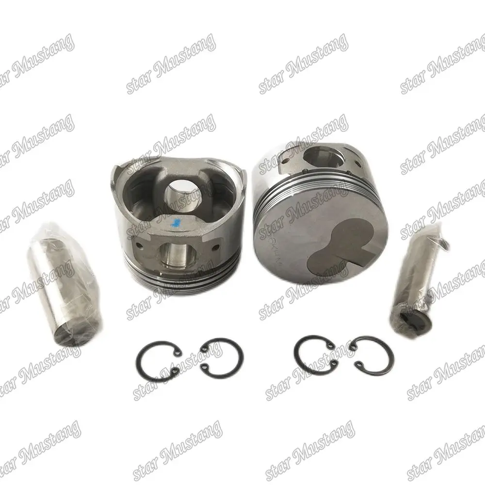 2TNV66 3TNV66 J5Z Piston With Pin 53mm Height 119200-99100 For Yanmar Engine Parts