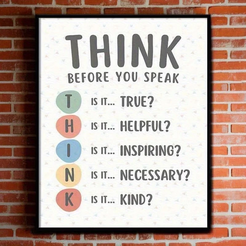 Nordic,Modern THINK Before You Speak