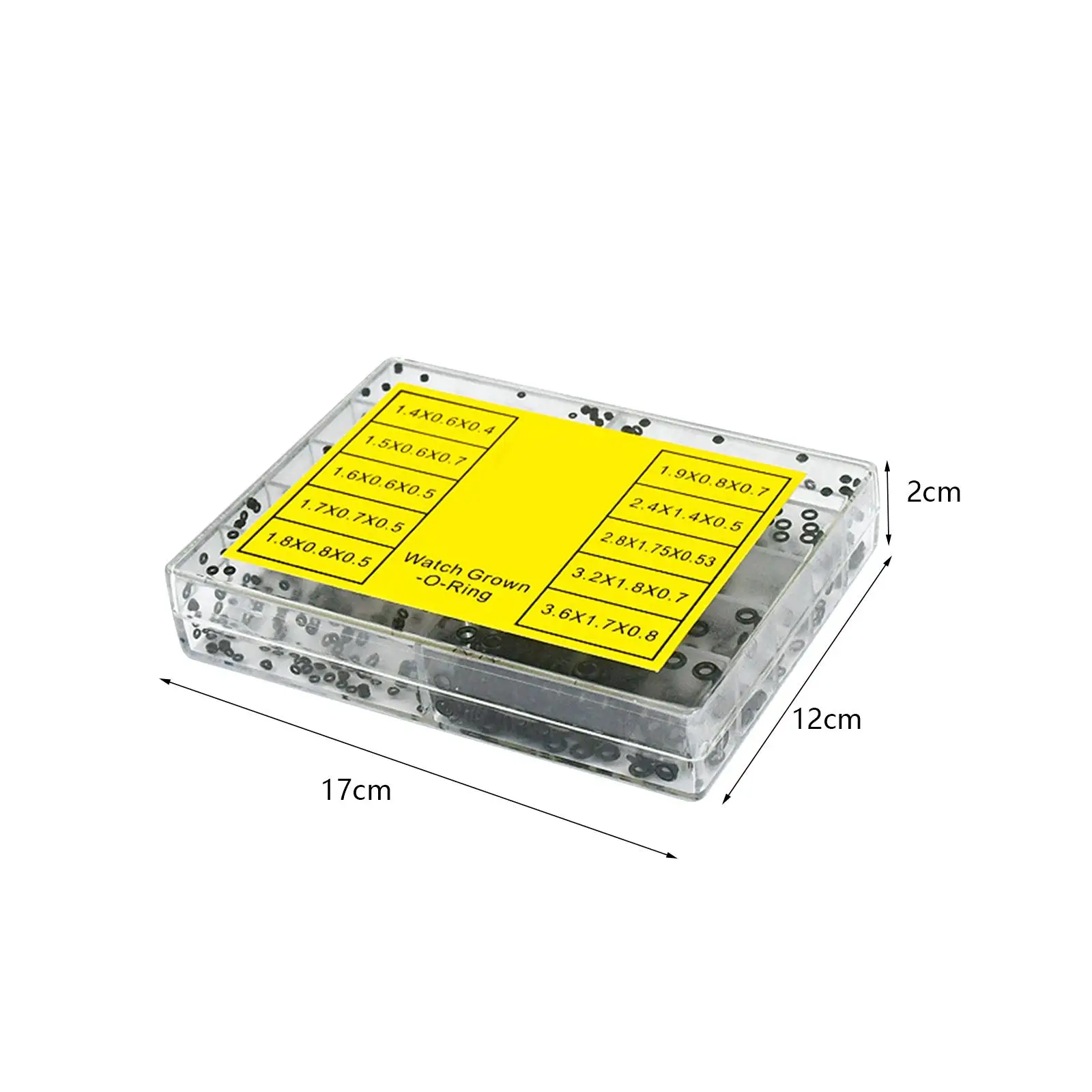 O-ring corona orologio impermeabile da 1000 pezzi per orologi meccanici