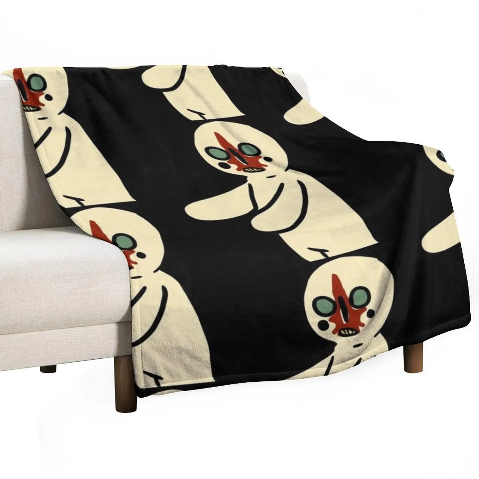 

SCP-173 Throw Blanket blankets ands Comforter Warm Decorative Sofas Blankets