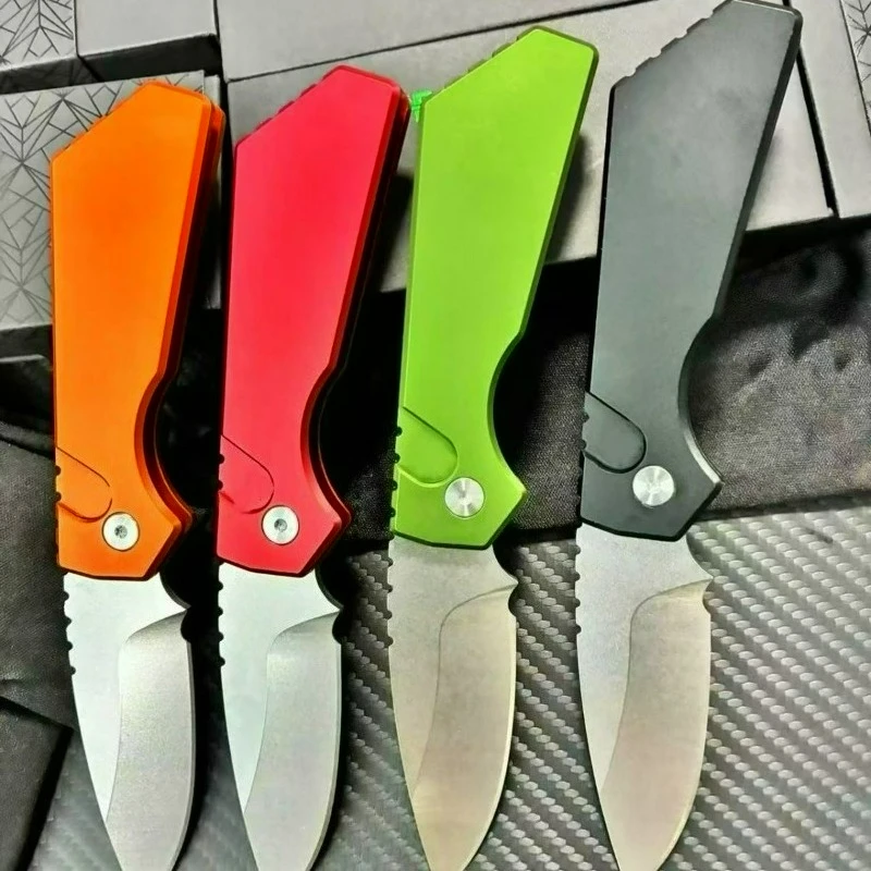 

Pro-tech strider PT201 pocket Folding Knife edc multitool knives utility kitchen cutting outdoo bushcraft push button knife