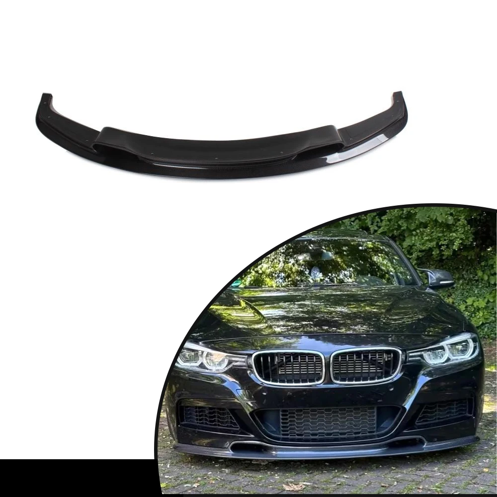 

Передний спойлер из углеродного волокна F30 для BMW 320i 328i 335i F30 Sedan M Sport M Tech 2012-2016 F30 Передняя губа из углеродного волокна