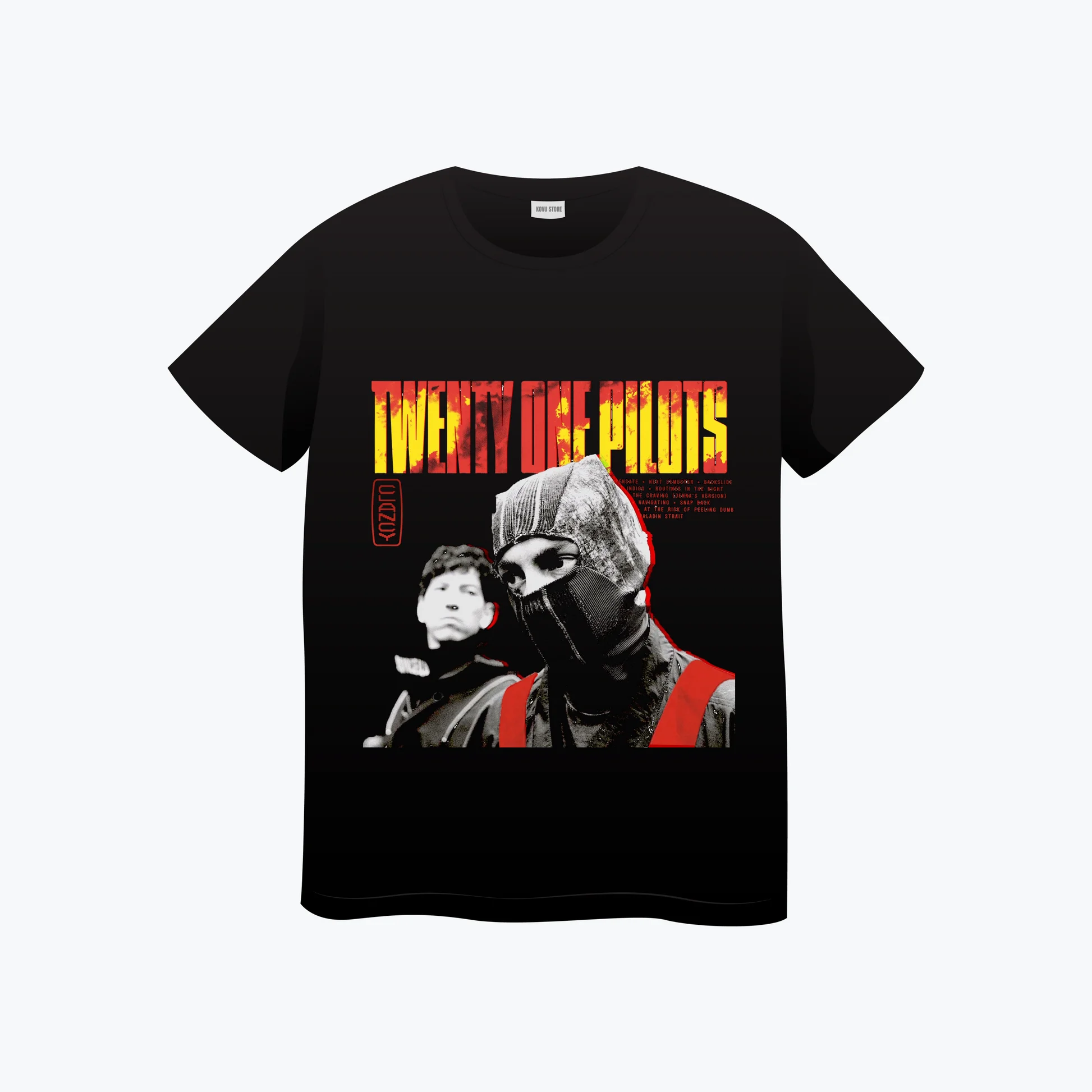 

НОВЫЕ мужские футболки Twenty One Pilots Хип-хоп Уличные футболки с американским принтом и круглым вырезом Мотоциклетная свободная повседневная футболка унисекс