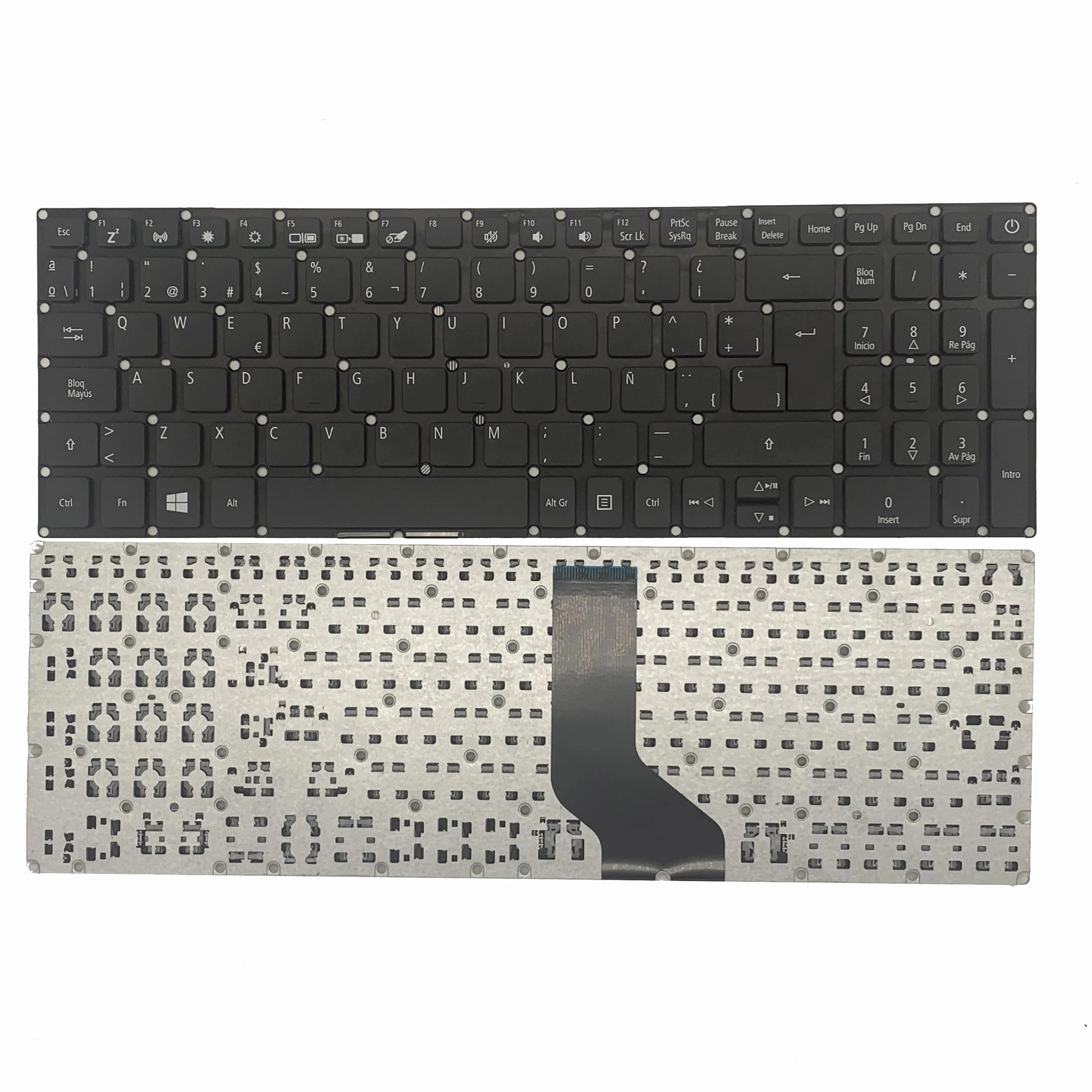 Spanish New Laptop Keyboard for Acer Aspire 3 A315-21 A315-41 A315-41G A315-31 A315-51 A315-53 A315-53G SP Layout