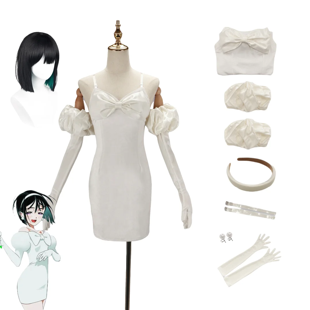 

Anime Alien Stage Sua Cosplay Costume Princess Dress Wig