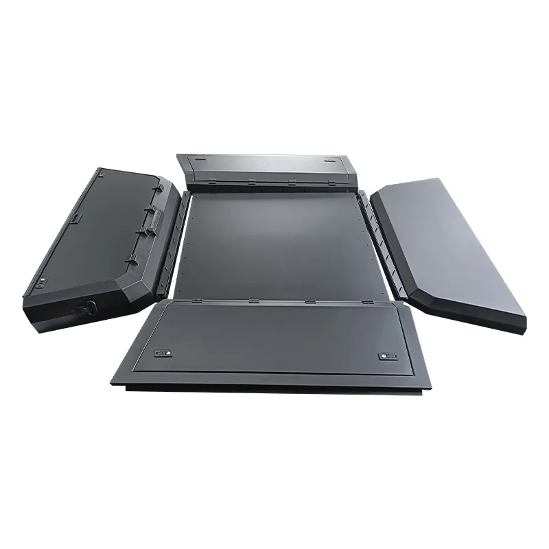 

For Toyota LC79 Double Cab Pickup Bed Cover - Full Enclosed 3-Door High Canopy | Manganese Steel No Glass Modification Part