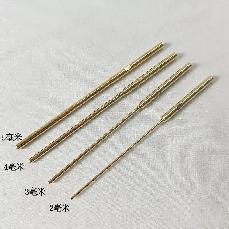 2\3\4 5mm Brass Curling Tool for B-J-D Doll, Mini Hot Iron Stick for Tiny Hair Styling, Detail Roller Set