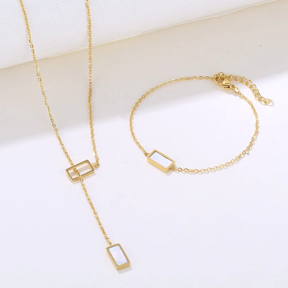Women's Elegant Geometry Pendant Charm Necklace