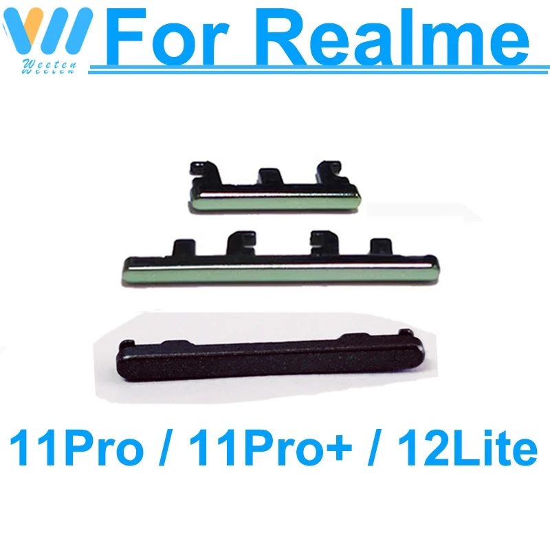 

For Realme 12 Lite 11Pro 11 Pro Plus Power Volume Buttons On OFF Power Volume Button Side Key Flex Cable Parts