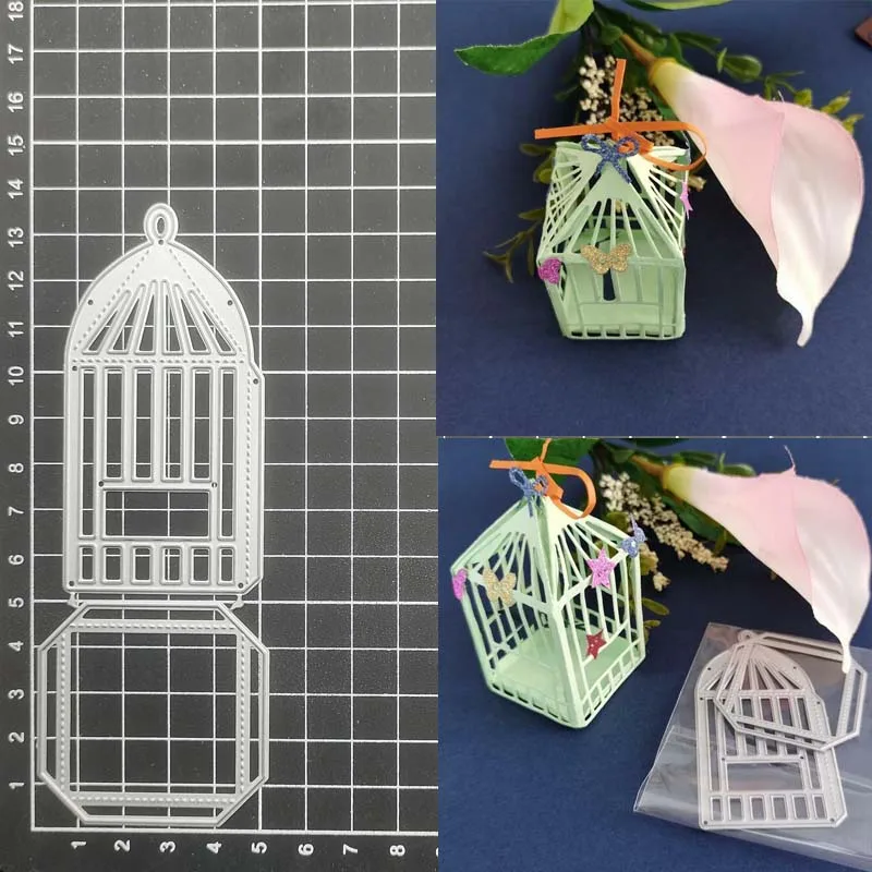 

Birdcage Metal Cutting Dies Stencils For DIY Scrapbooking Decorative Embossing Handcraft Template