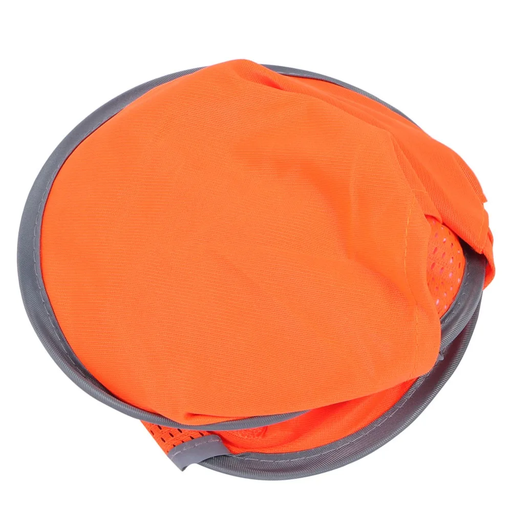 

Neck Flap Breathable Hard Hat Reflective Large Brim Sun Shield Summer Orange Sun Shade Protection
