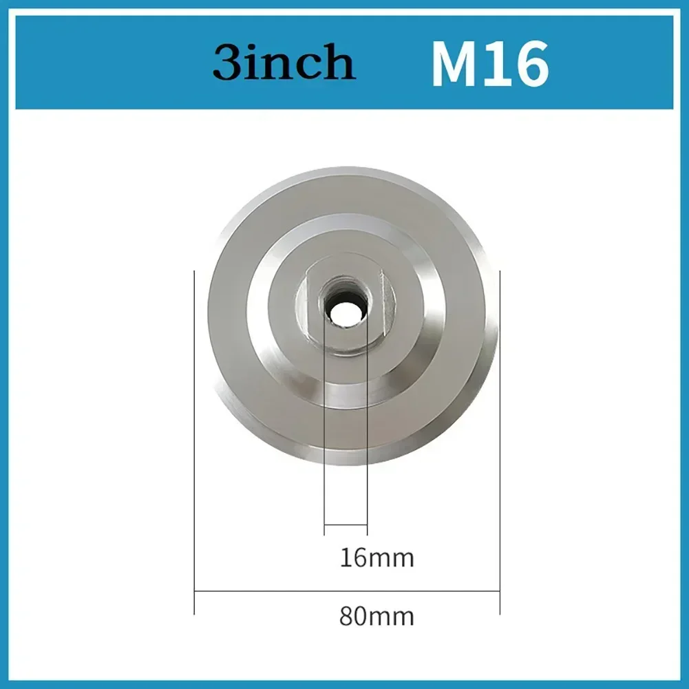 Thicken Aluminum Backer Pad Angle Grinder Sander Polishing Pad 3/4 Inch M10 M16 5/8-11 Polishing Machine Backing Holder