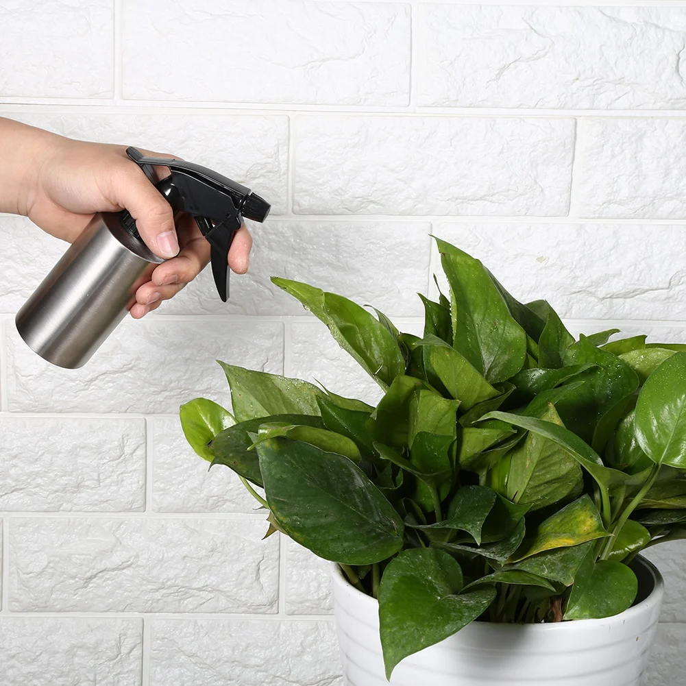 Plant Watering Bottle 250ml 350ml 550ml 304 Stainless Steel Multifunctional Pump Pressure Watering Pot Flower Water Cans