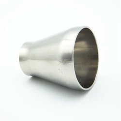 19mm 25mm 32mm 38mm 45mm 51mm 57mm OD 304 Stainless Steel Sanitary Weld Reducer Pipe Fitting Connector For Homebrew