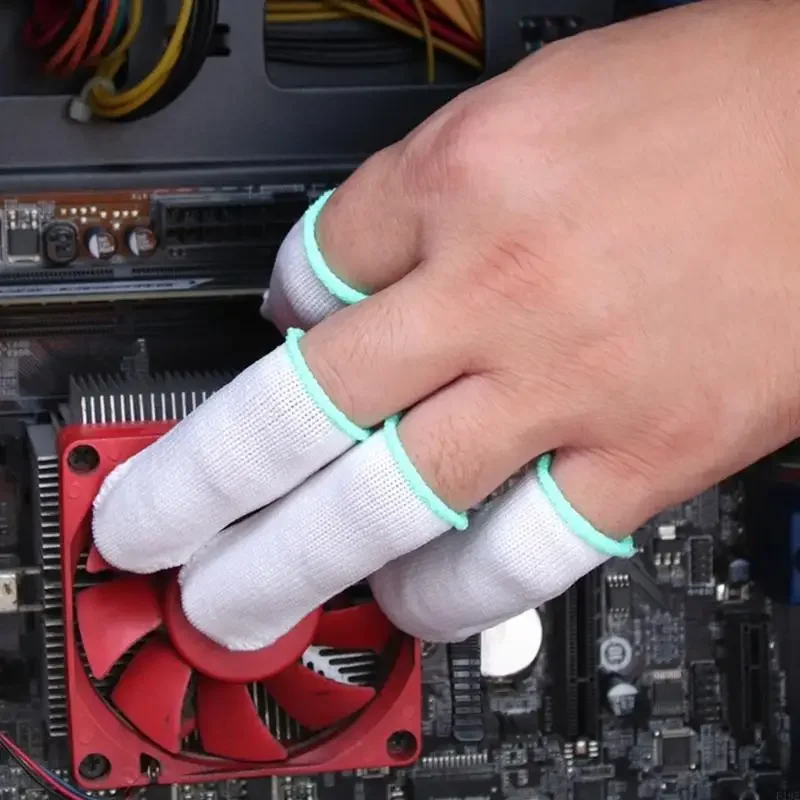 

Защитные рукава для пальцев Нейлоновый материал Устойчивые к поту поверхности Безопасное обращение при выполнении деликатных