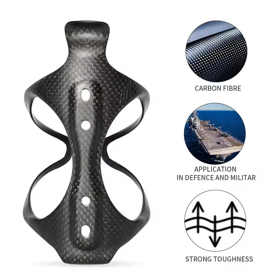 Ultralight 3K/UD Carbon Fiber Water Bottle Cage Bike Bottle Holder Bicycle Bottle Brackets for Diameter 72-74mm Bottle