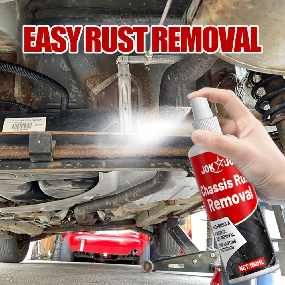 بخاخ مزيل صدأ الهيكل 100 مل - حماية فعالة من التآكل، تذوب الصدأ، منظف أكسدة أنبوب العادم لجزء سفلي السيارة #3