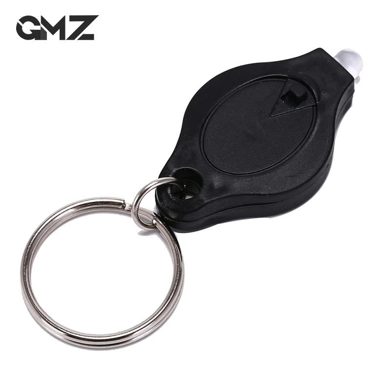 Mini keychain squeeze light micro led flashlight torch emergency key ring light