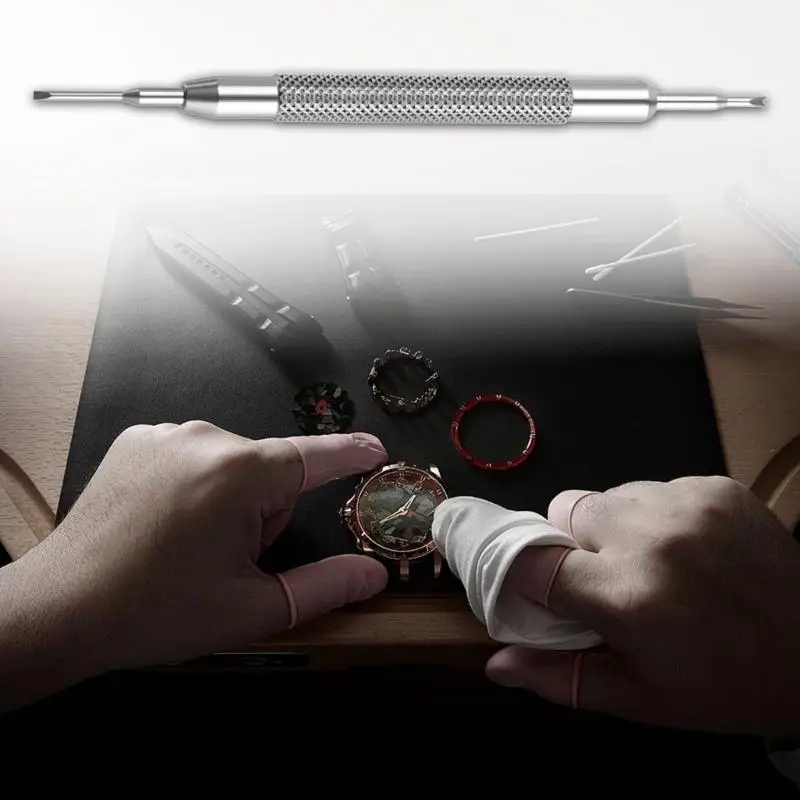 

652F эргономичная противоскользящая ручка, отвертка для ремонта часов, инструмент для ювелиров и любителей