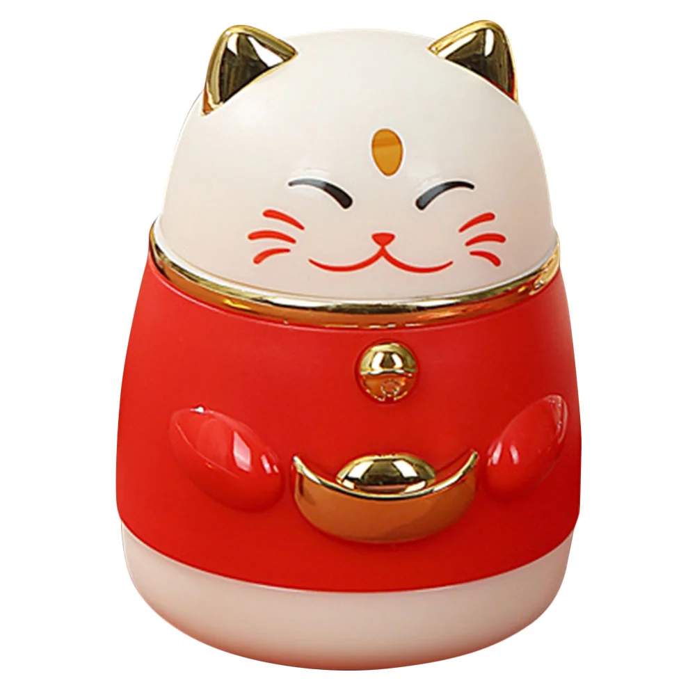 

Toothpick Holder Fortune Cat Adornment Desktop Toothpicks Pp Holders Portable Container Cute