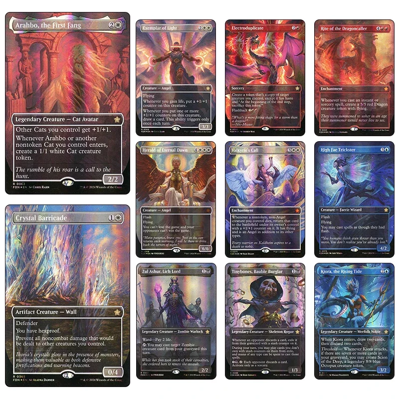 

Карточная игра «Зроби сам» Magic the Gatherings Storms Twinflame Tyrant Exemplar of Light, коллекционная карта персонажей, мультяшная игрушечная карта, подарок