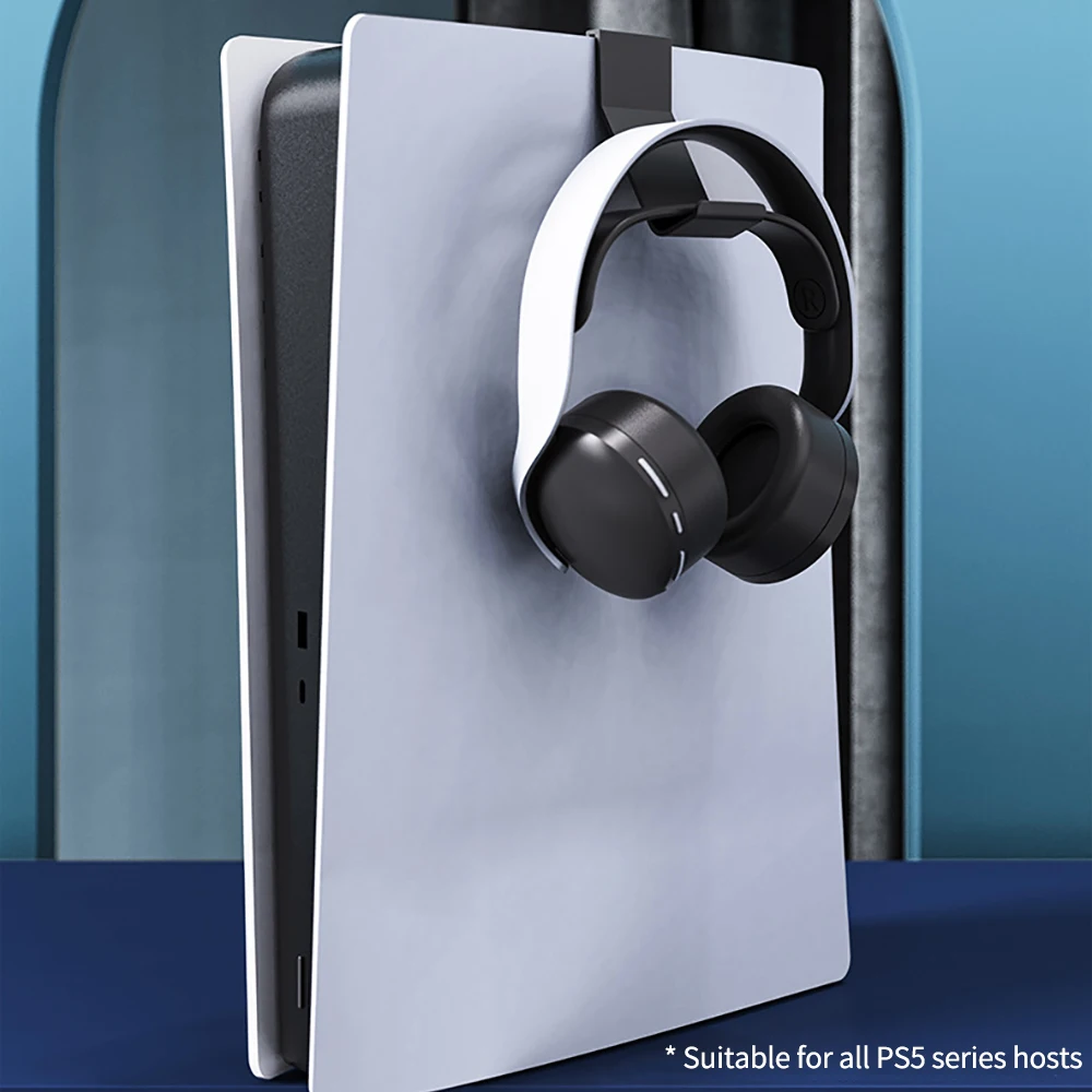 ที่แขวนหูฟังติดผนังที่ยึดหูฟังแบบเกี่ยวชั้นวางหูฟังเหมาะสำหรับอุปกรณ์เสริมของเกมคอนโซล PS5
