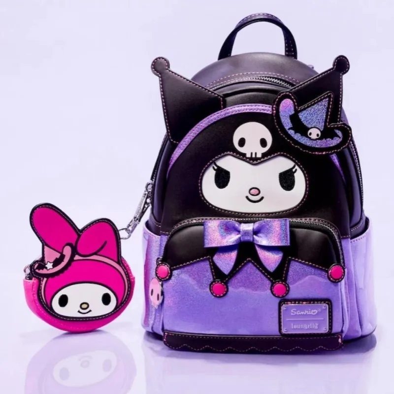 New Arrival Sanrio Loungefly Kuromi Hexe Cosplay Mini Rucksack & My Melody Girl'S Backpack Children'S Cute Bags Gifts In Stock