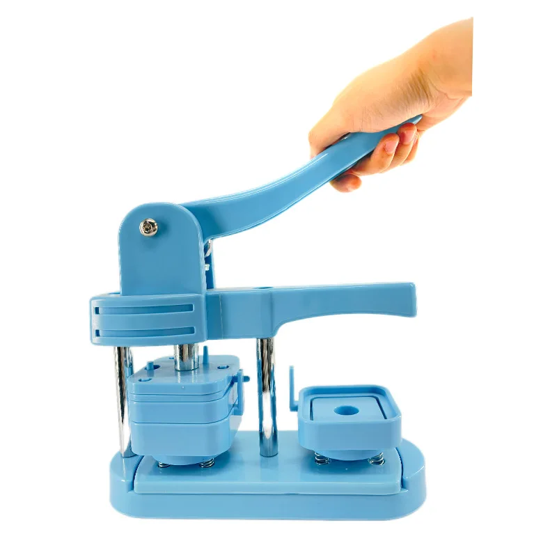 

New 50mm square plastic badge manual button making grade for home office