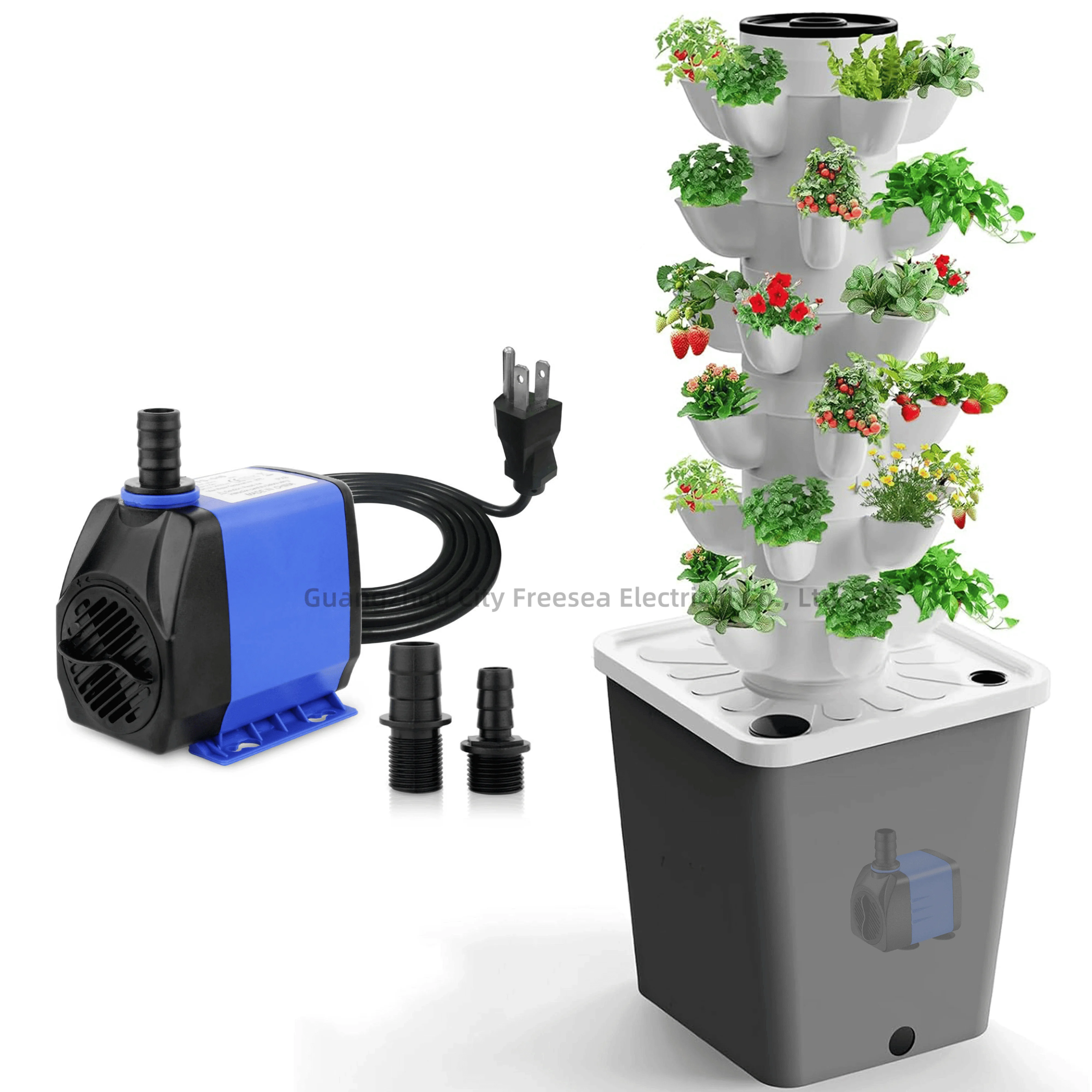 

Custom Freesea 50W-150W DC AC Factory Price Big Fish Tank High Pressure Aquarium Submersibble Pump Fish Koi Pond Circulation Wat
