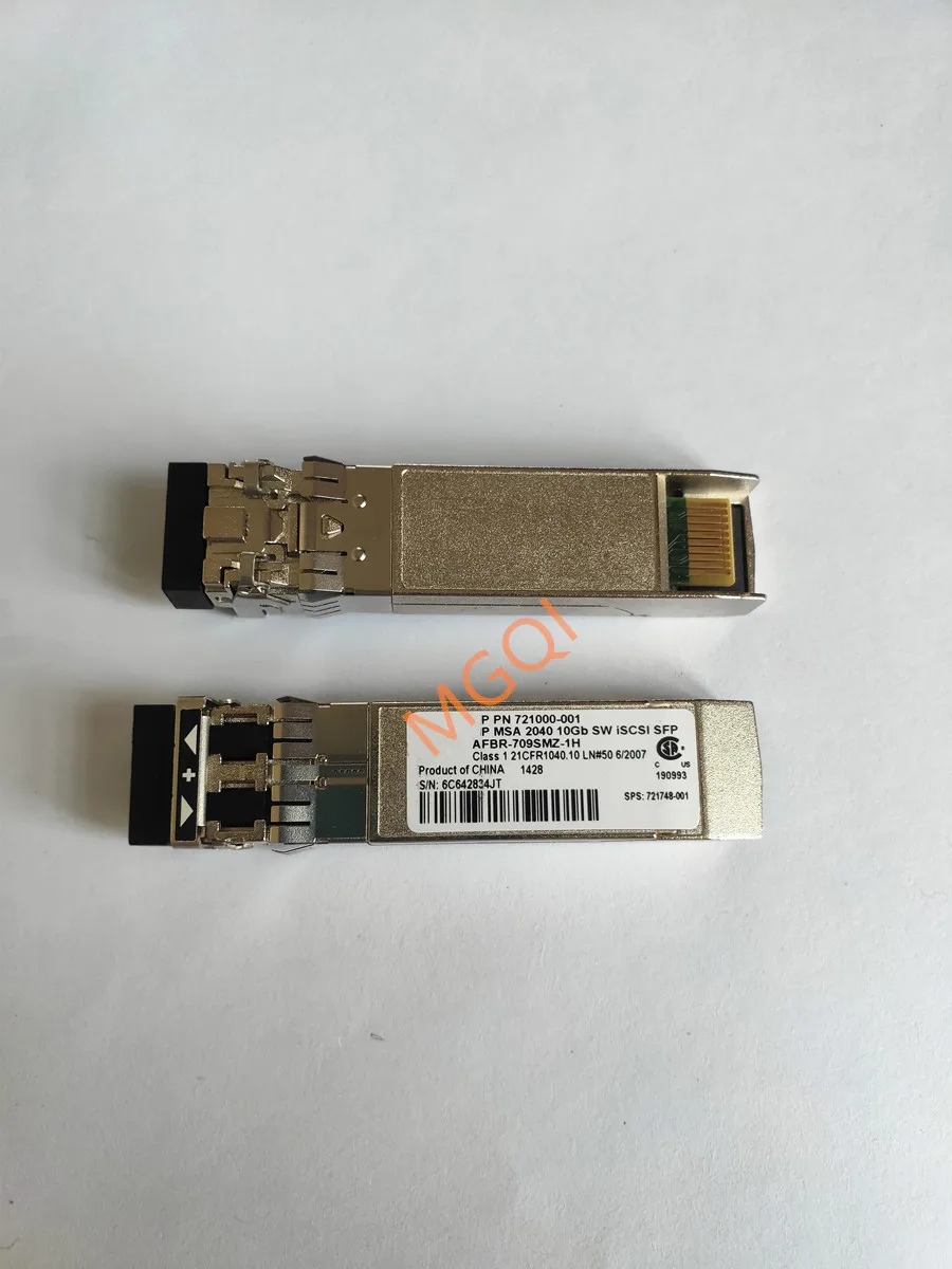 Armazenamento SFP, módulo da fibra de 10GB, 721000-001 721000-002/721748-001, AFBR-709SMZ-1H C8R23A C8R25A MSA 2040, 10Gb SW ISCSI SFP