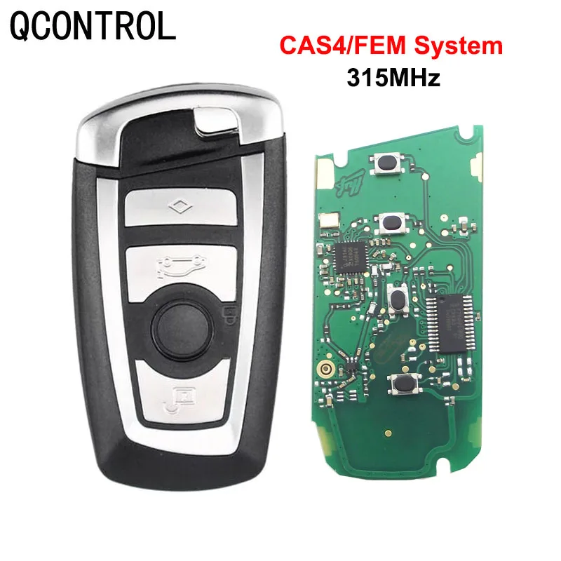 QCONTROL Car Smart Remote Key Keytless Entry for BMW FEM / BDC CAS4/CAS4+ 1 3 5 7 Series 523 528 535 550 318 320 325 328 330