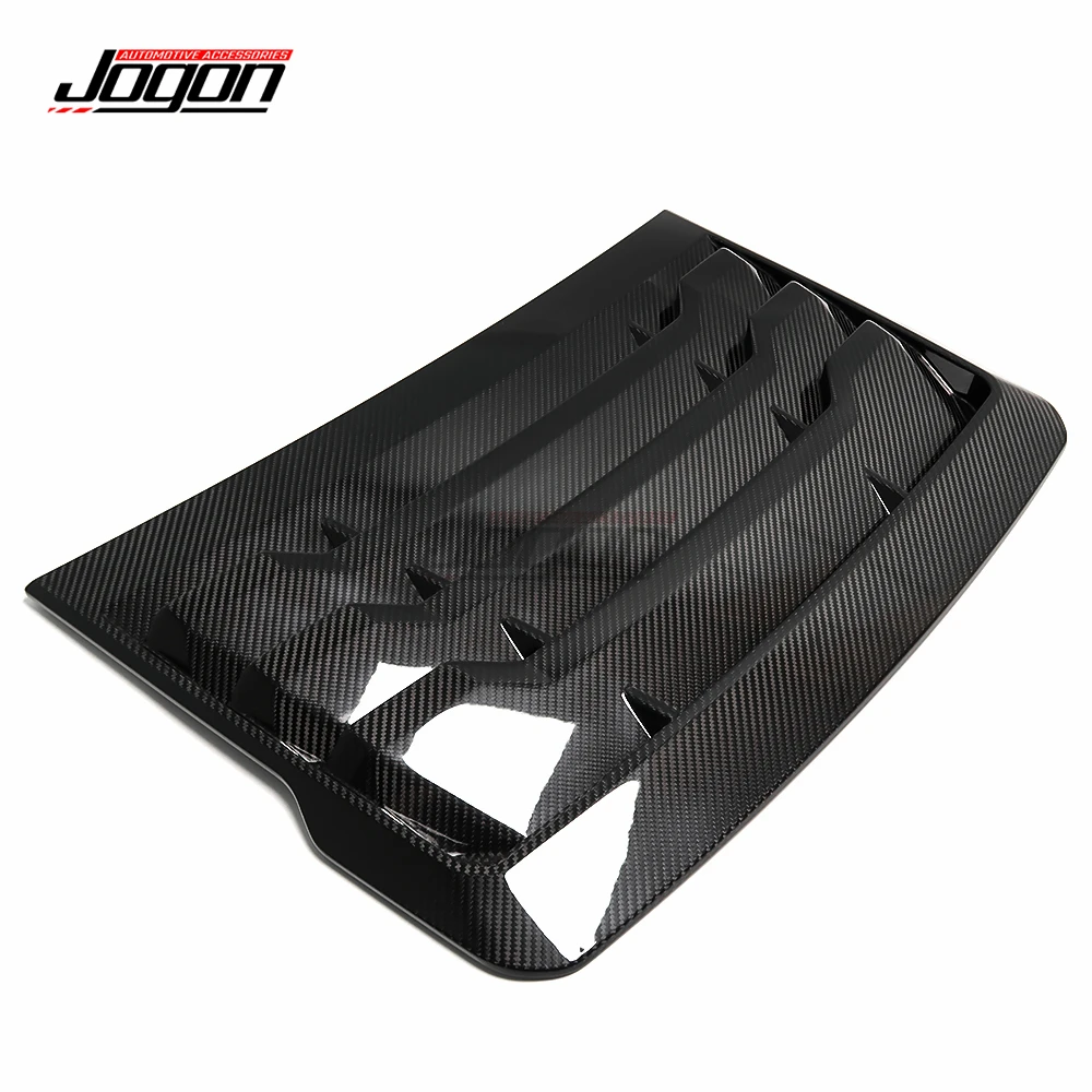 100% Real Carbon Fiber Car Front Head Engine Hood Parts Air Vent Molding Cover Trim For Ford F150 F-150 Raptor 2015 2016-2020