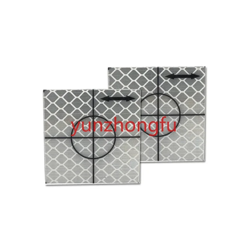 100pcs Black Arrow Reflector Sheet 20x20 30x30 40x40 50x50 60x60mm Reflective Tape Target For Surveying Total Station