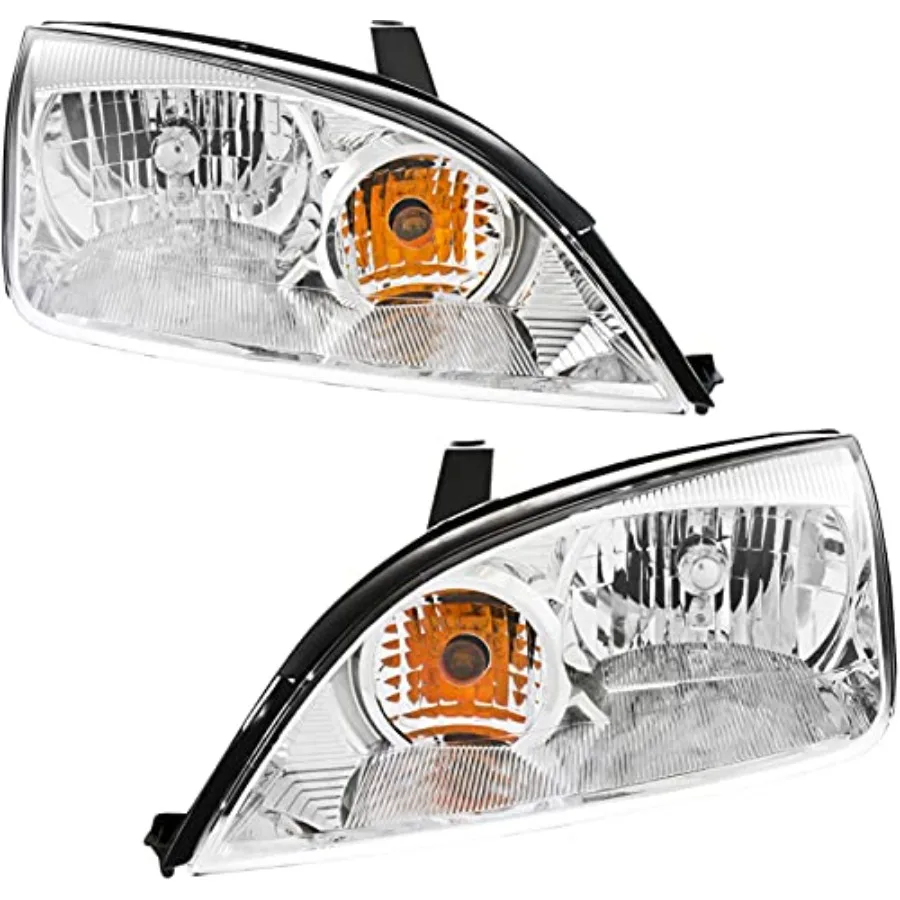 

Driver Passenger Side Headlight Assembly For Focus 2005-2007 Halogen With Bulbs Fits S SE SES ST ZX3 ZX4 ZX4 ST ZX5 ZXW Replace